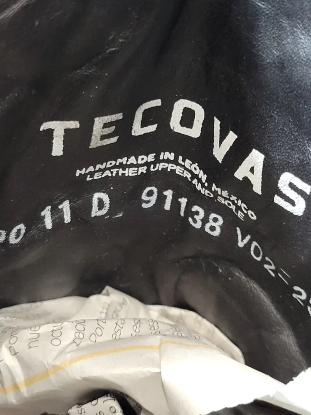 Tecovas The Cartwright Men's Size 11D Midnight Cowhide Cowboy Boots